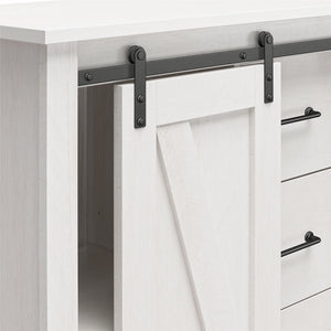 Alton Farmhouse Gentleman's Chest, Magnolia Oak - Magnolia Oak - 5 Drawer