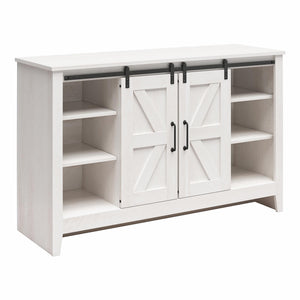 Alton Farmhouse 3 Drawer/2 Door Dresser, Magnolia Oak - Magnolia Oak - 3 Drawer