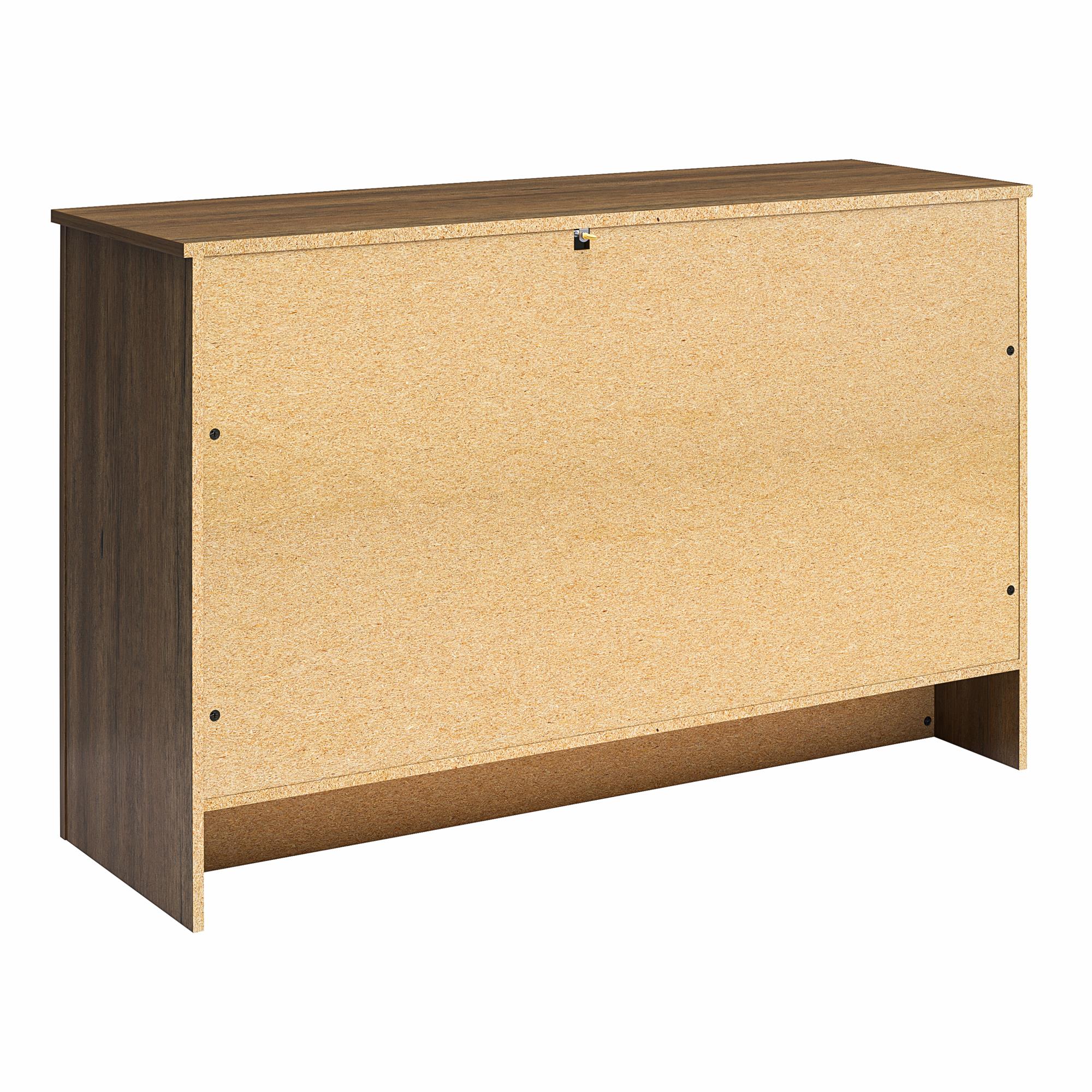 Alton Farmhouse 3 Drawer/2 Door Dresser, Rustic Walnut - Rustic Walnut - 3 Drawer