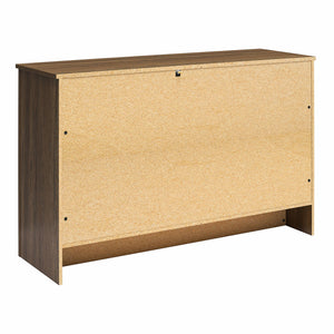 Alton Farmhouse 3 Drawer/2 Door Dresser, Rustic Walnut - Rustic Walnut - 3 Drawer