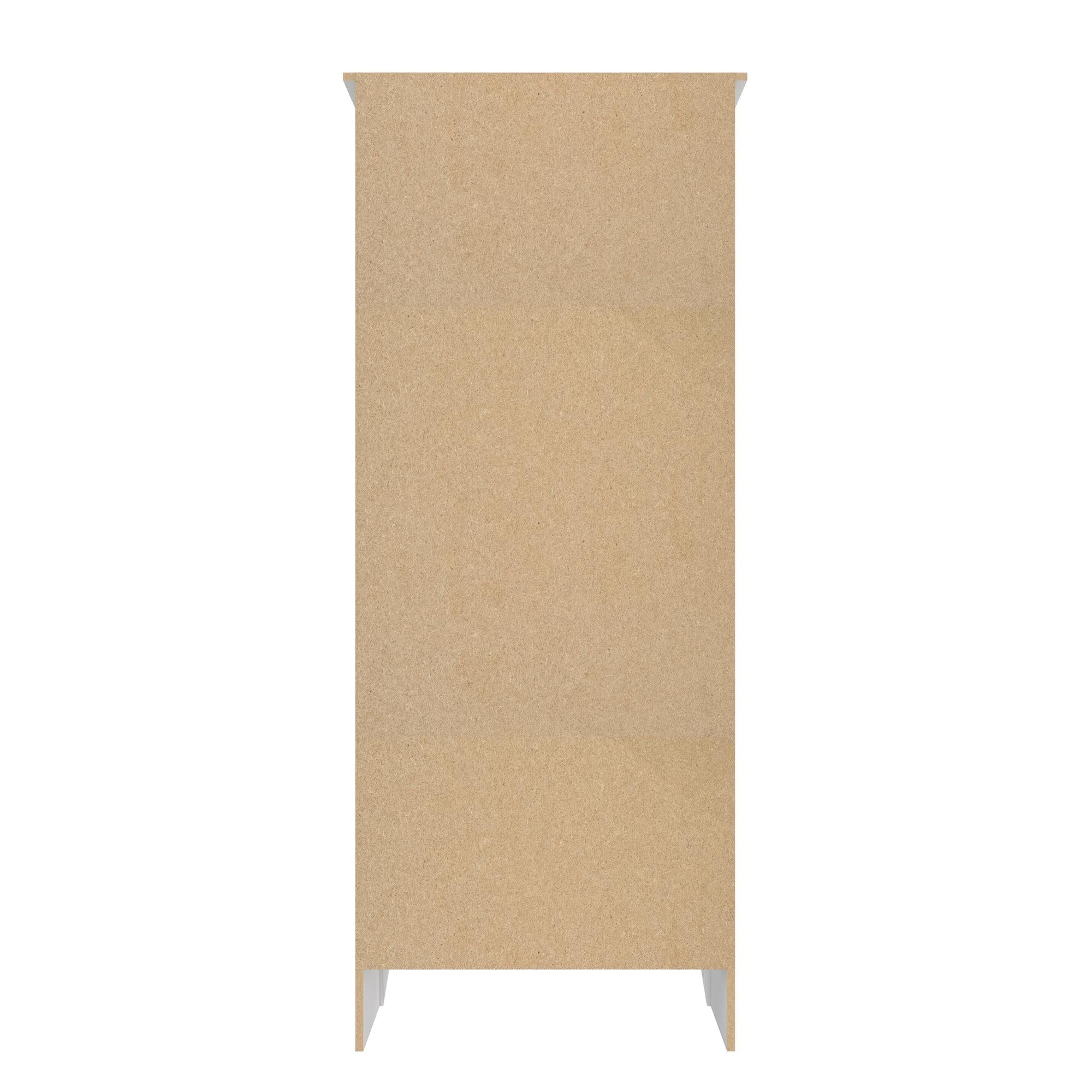 Farmhouse 2-Door, 1-Drawer Storage Cabinet, White - Federal White - Tall