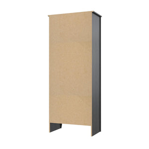 Farmhouse 2-Door, 1-Drawer Storage Cabinet, Shadow Oak - Shadow Oak - Tall