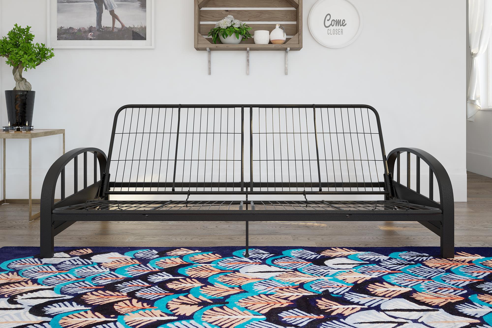 DHP Aiden Metal Futon Frame - Black