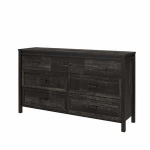 Ameriwood Home Beaumont 7 Drawer Dresser - Black Oak - 7 Drawer