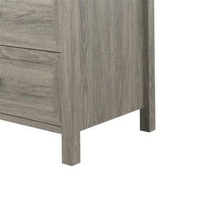 Ameriwood Home Beaumont 5 Drawer Dresser - Gray Oak - 5 Drawer