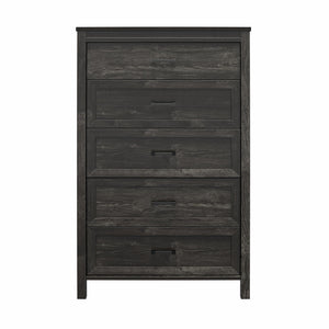Ameriwood Home Beaumont 5 Drawer Dresser - Black Oak - 5 Drawer