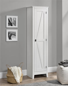 Systembuild Evolution Farmington 18" Wide Storage Cabinet - Ivory Pine