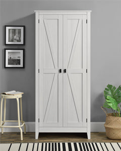 Systembuild Evolution Farmington 31.5" Wide Storage Cabinet - Ivory Pine