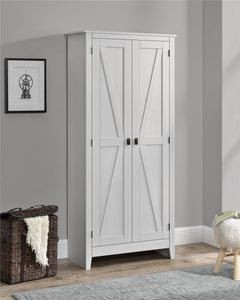 Systembuild Evolution Farmington 31.5" Wide Storage Cabinet - Ivory Pine