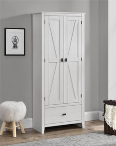 Systembuild Evolution Farmington 30" Wide Storage Cabinet - Ivory Pine