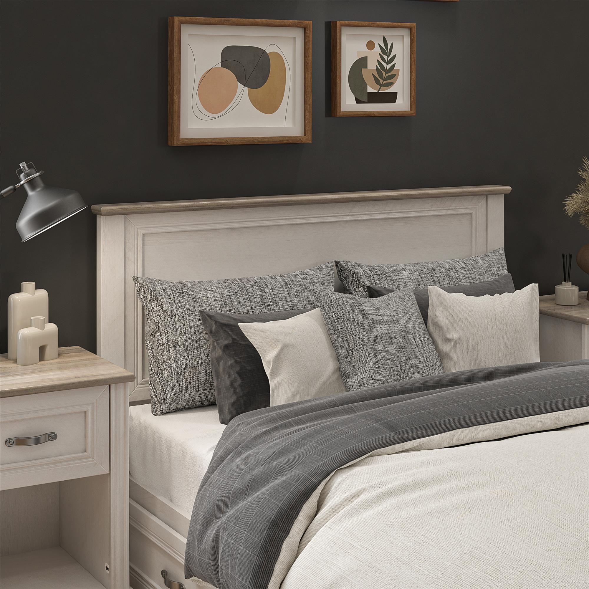Ameriwood Home Rue Lane Full Headboard - Ivory Oak