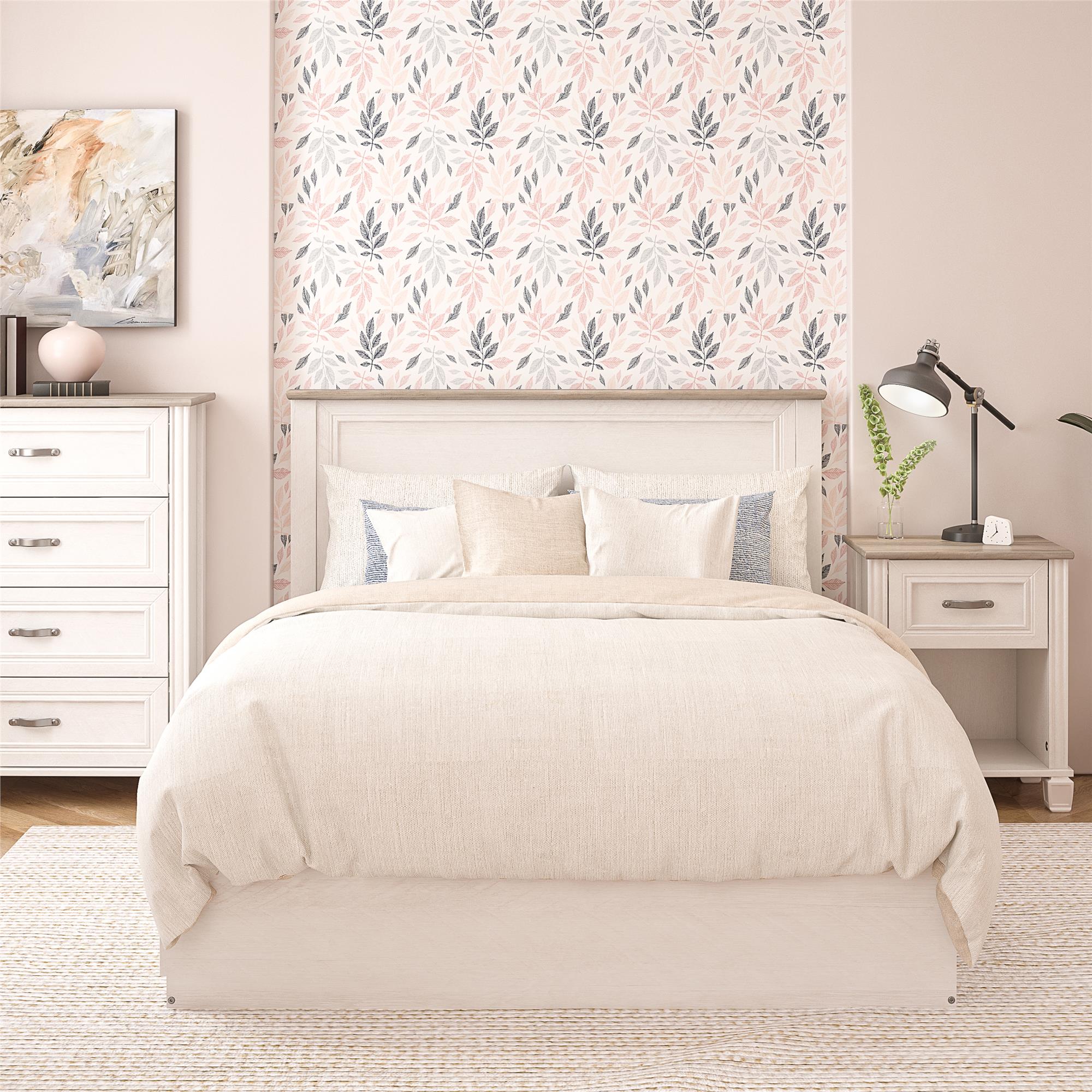 Ameriwood Home Rue Lane Full Headboard - Ivory Oak