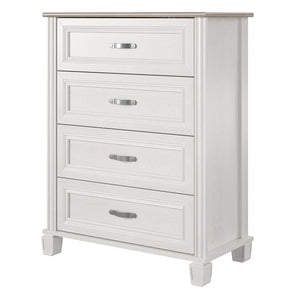 Ameriwood Home Rue Lane 4 Drawer Dresser - Ivory Oak