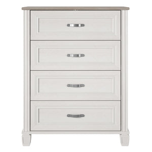 Ameriwood Home Rue Lane 4 Drawer Dresser - Ivory Oak