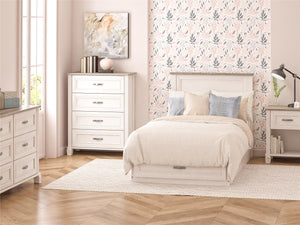 Ameriwood Home Rue Lane 4 Drawer Dresser - Ivory Oak