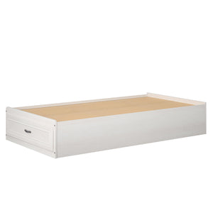 Ameriwood Home Rue Lane Twin Platform Bed with Storage Drawer - Ivory Oak