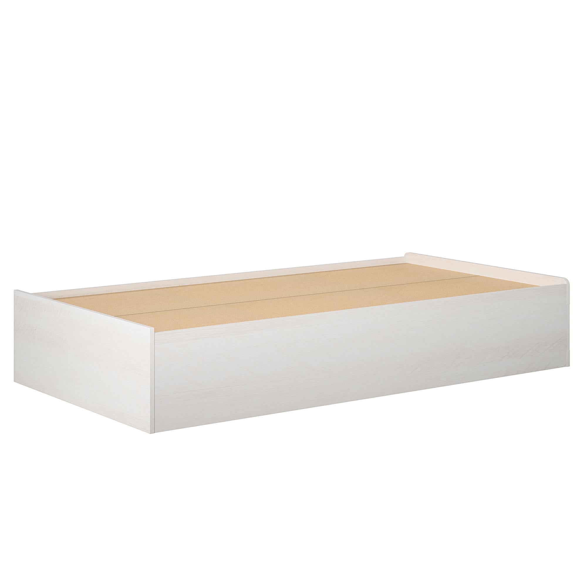 Ameriwood Home Rue Lane Twin Platform Bed with Storage Drawer - Ivory Oak