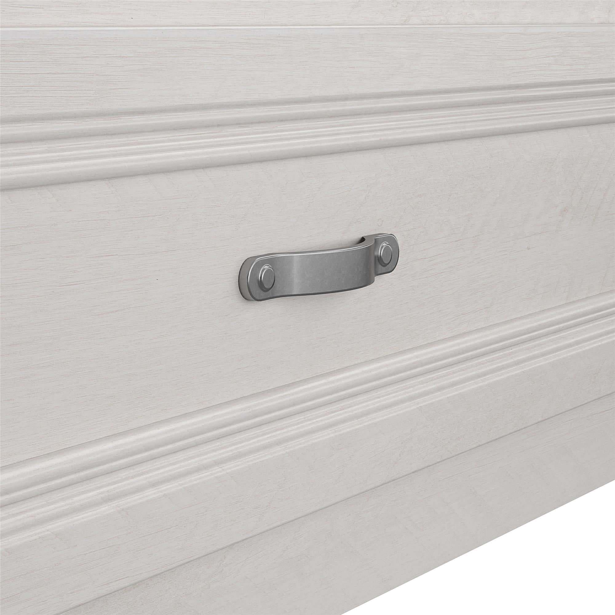 Ameriwood Home Rue Lane Twin Platform Bed with Storage Drawer - Ivory Oak