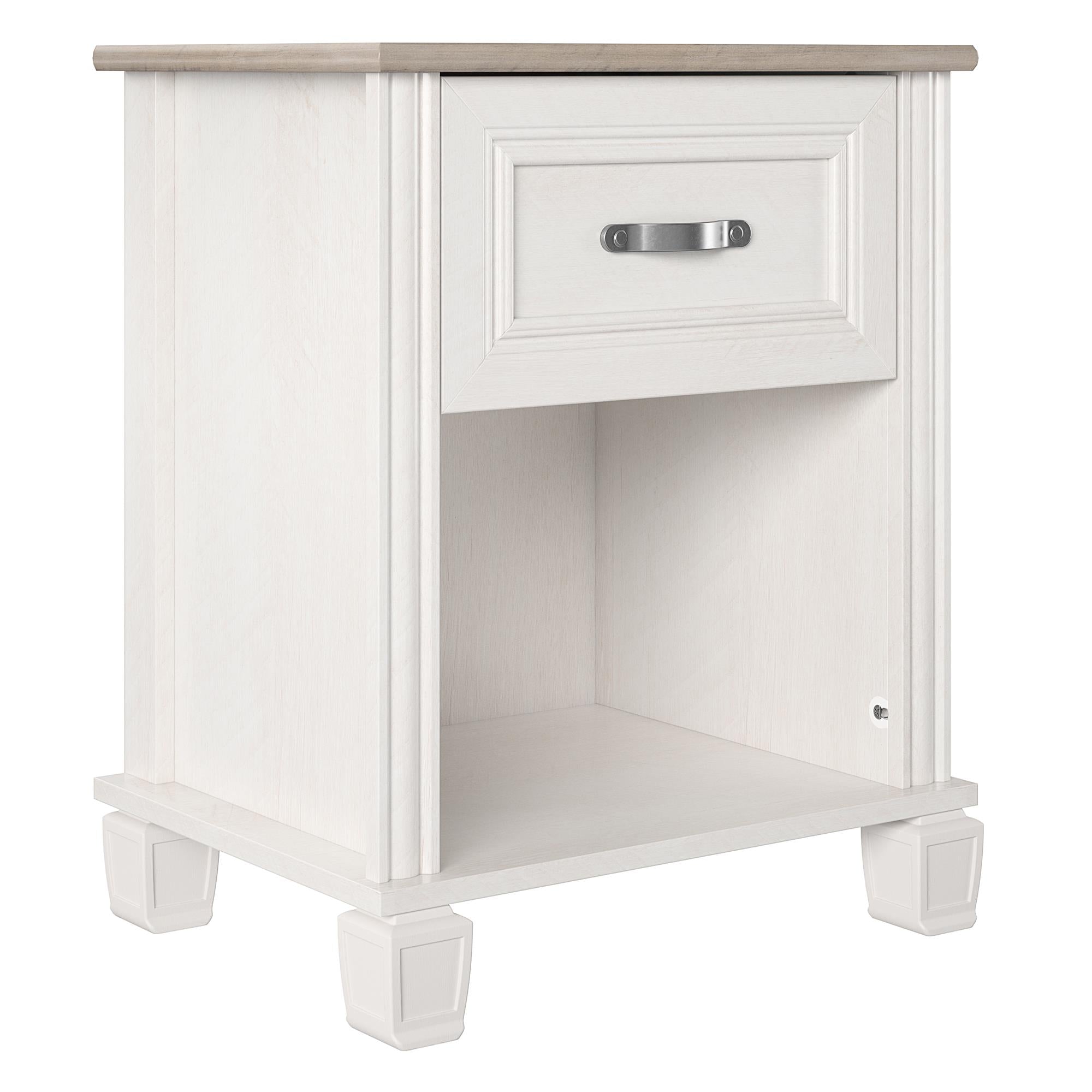 Ameriwood Home Rue Lane Nightstand - Ivory Oak