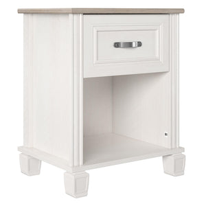 Ameriwood Home Rue Lane Nightstand - Ivory Oak