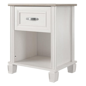 Ameriwood Home Rue Lane Nightstand - Ivory Oak