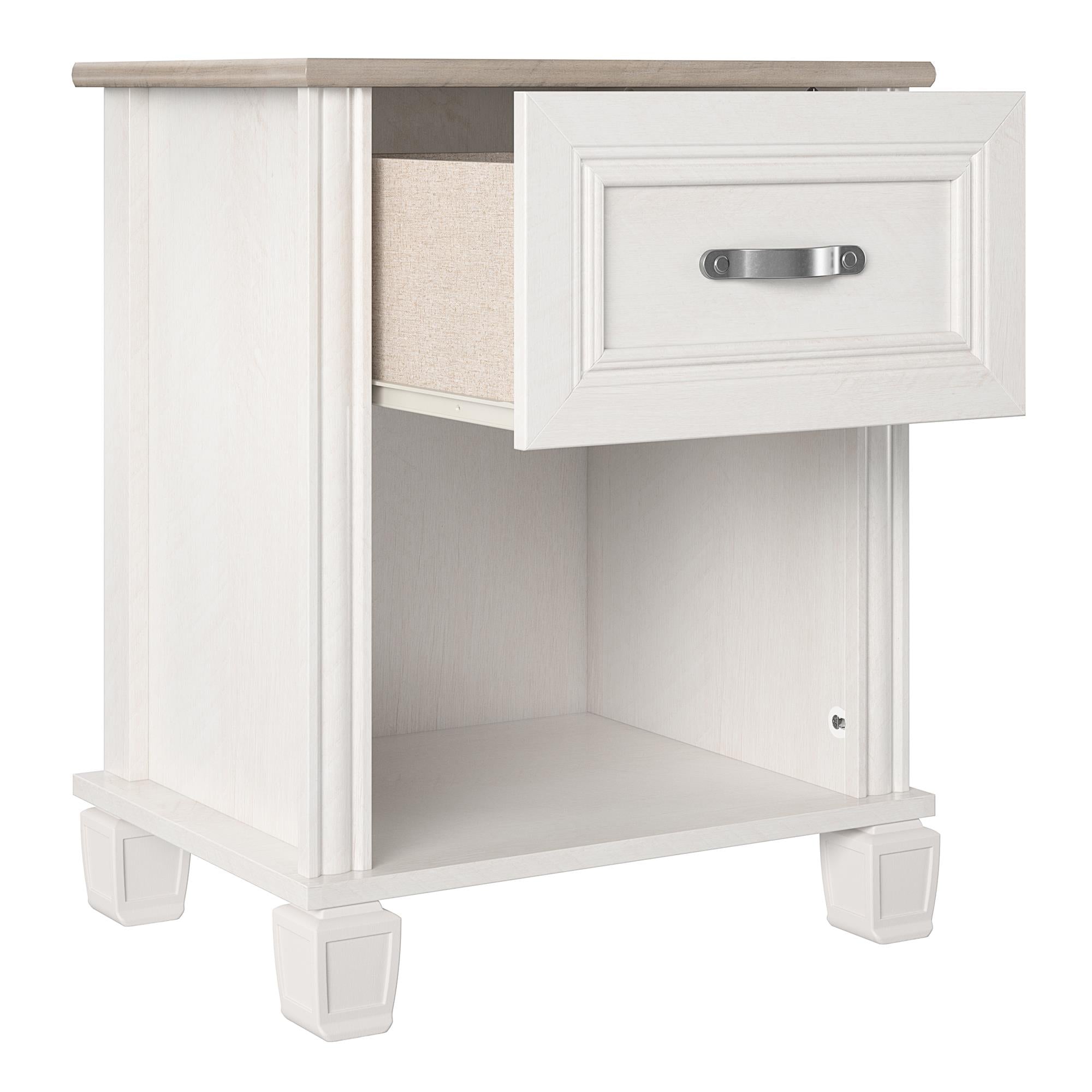 Ameriwood Home Rue Lane Nightstand - Ivory Oak
