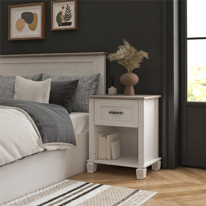 Ameriwood Home Rue Lane Nightstand - Ivory Oak