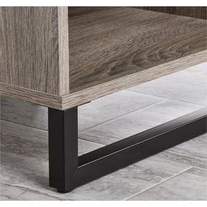Ameriwood Home Nightstand with 1 Drawer - Distressed Gray Oak