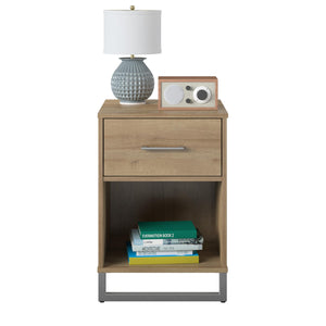 Ameriwood Home Nightstand with 1 Drawer - Natural