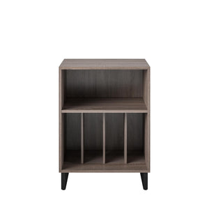 Ameriwood Home Turntable Stand - Distressed Gray Oak