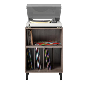 Ameriwood Home Turntable Stand - Distressed Gray Oak