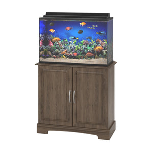 Ollie & Hutch Harbor 29 - 37 Gallon Aquarium or Terrarium Stand - Rustic Oak