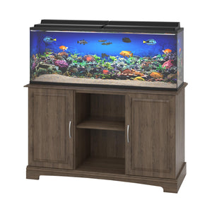 Ollie & Hutch Harbor 50 - 75 Gallon Aquarium or Terrarium Stand - Rustic Oak