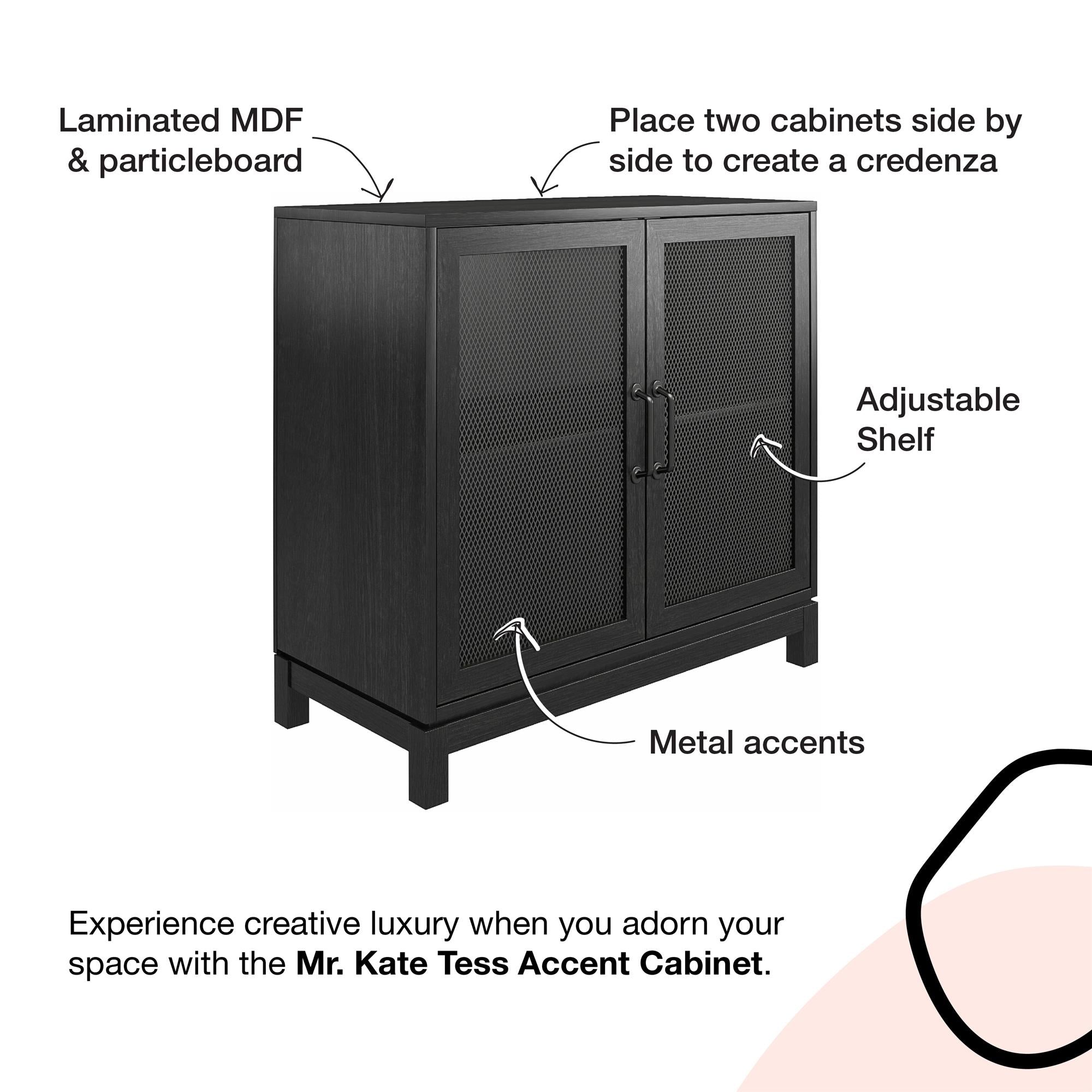 Mr. Kate Tess Accent Cabinet - Ivory Oak