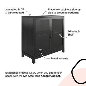 Mr. Kate Tess Accent Cabinet - Ivory Oak