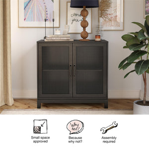 Mr. Kate Tess Accent Cabinet - Ivory Oak