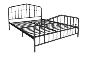 Novogratz Bushwick Metal Bed - Black - Full