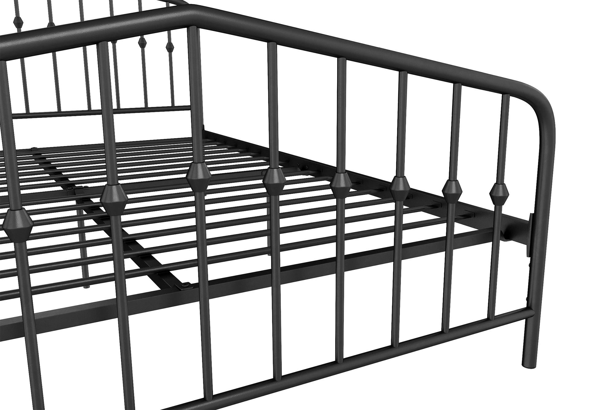 Novogratz Bushwick Metal Bed - Black - Full