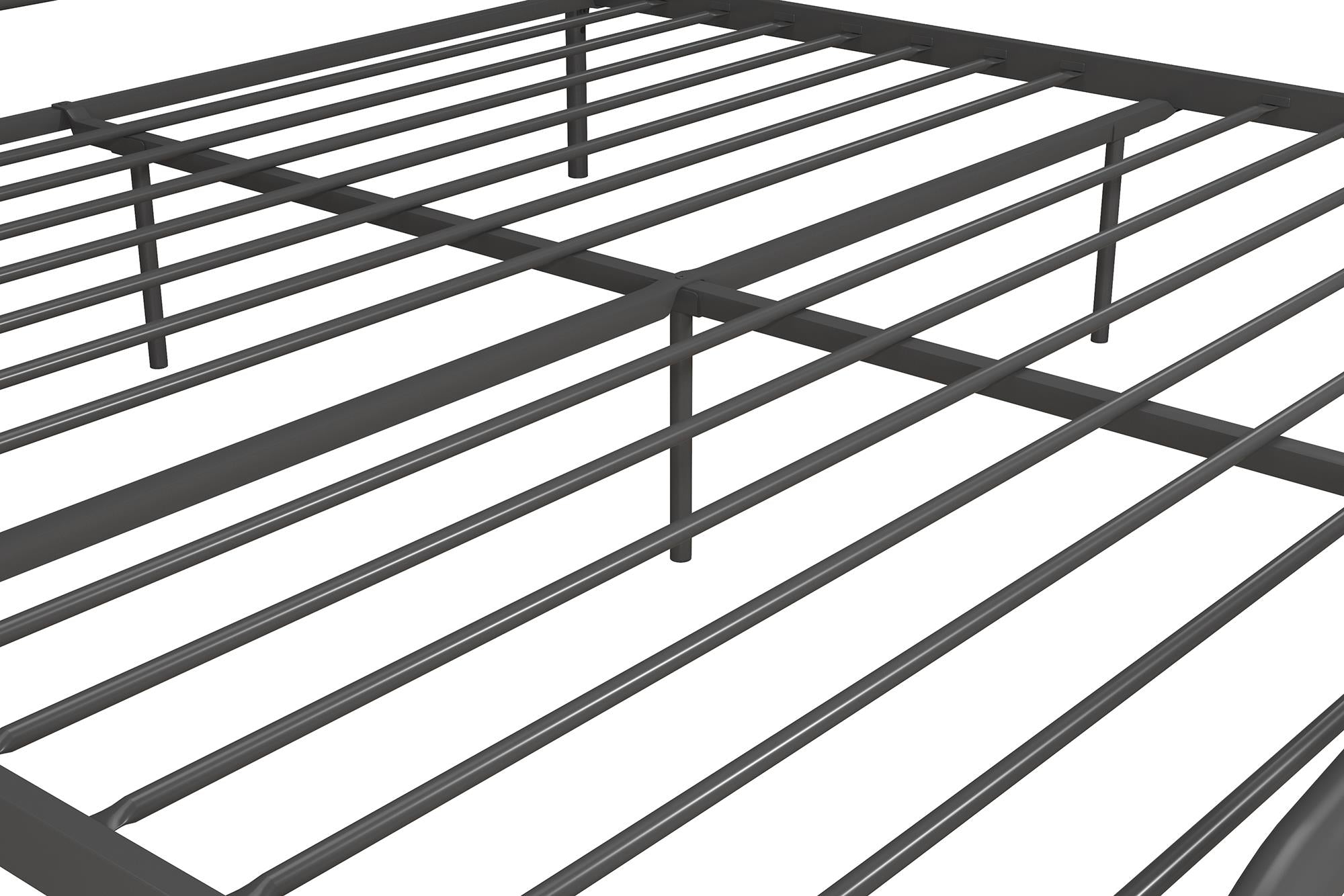 Novogratz Bushwick Metal Bed - Gray - King
