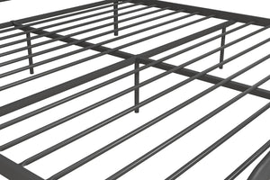 Novogratz Bushwick Metal Bed - Gray - King