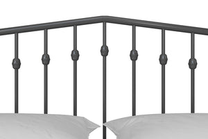 Novogratz Bushwick Metal Bed - Gray - King