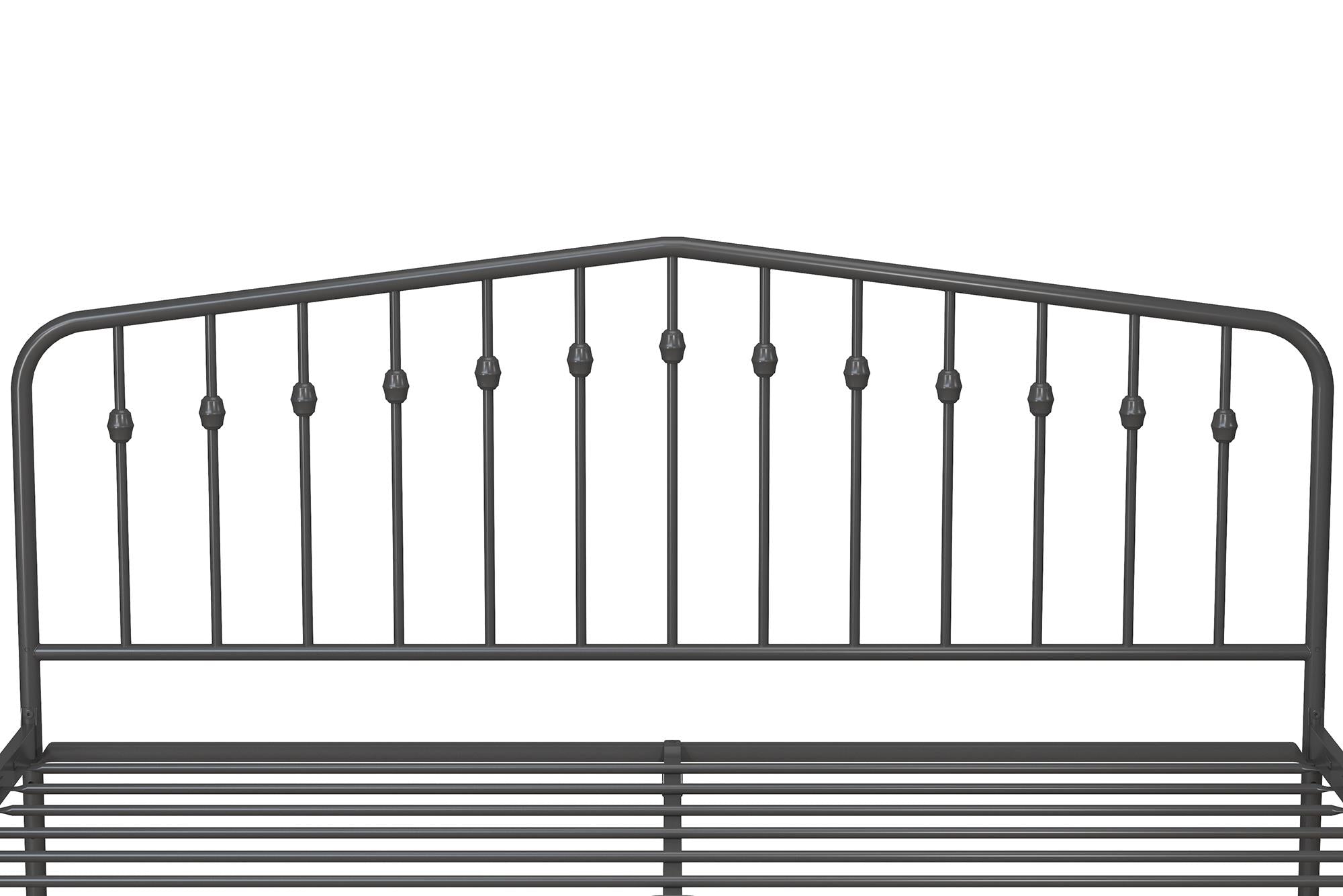 Novogratz Bushwick Metal Bed - Gray - King