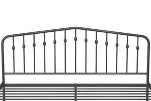 Novogratz Bushwick Metal Bed - Gray - King