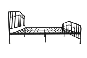 Novogratz Bushwick Metal Bed - Black - King