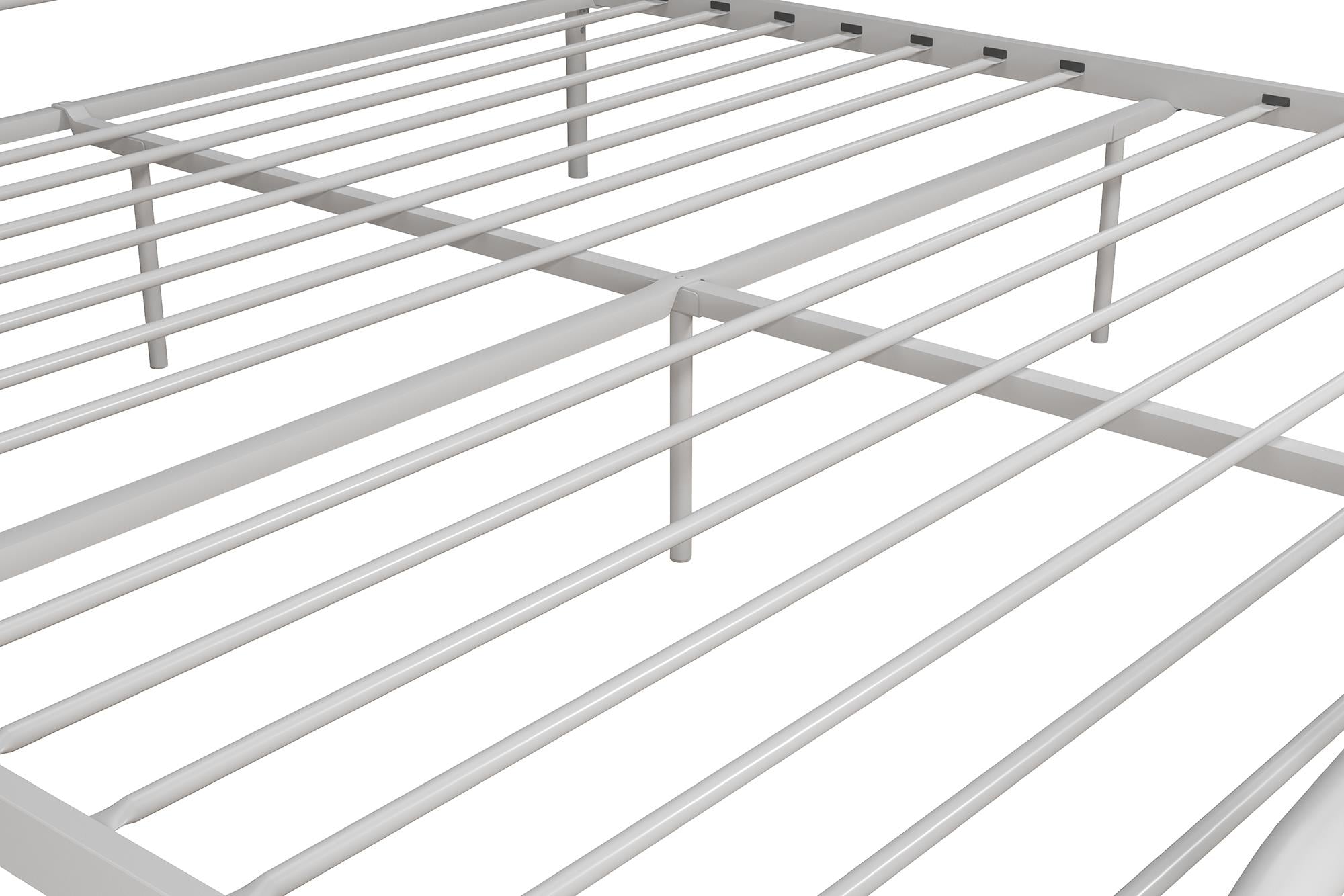 Novogratz Bushwick Metal Bed - White - King