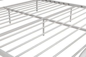 Novogratz Bushwick Metal Bed - White - King