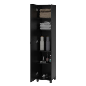 Systembuild Evolution Kendall 16" Utility Storage Cabinet - Black