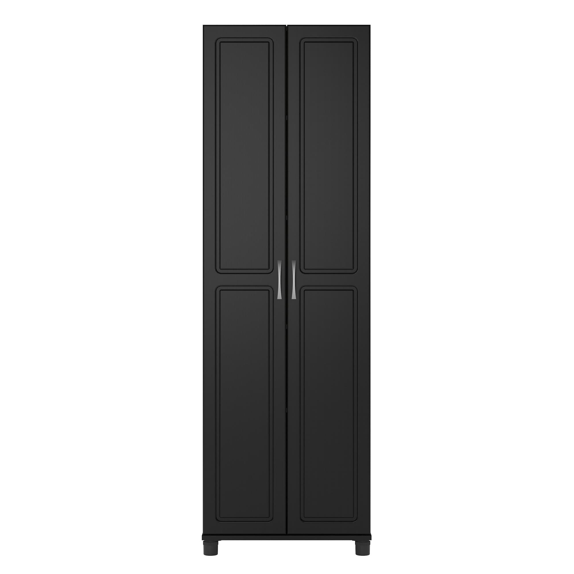 Systembuild Evolution Kendall 24" Utility Storage Cabinet - Black
