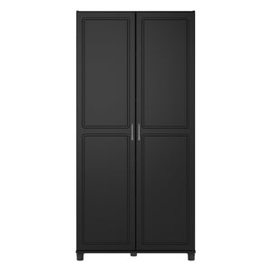 Systembuild Evolution Kendall 36" Utility Storage Cabinet - Black