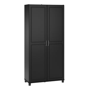 Systembuild Evolution Kendall 36" Utility Storage Cabinet - Black